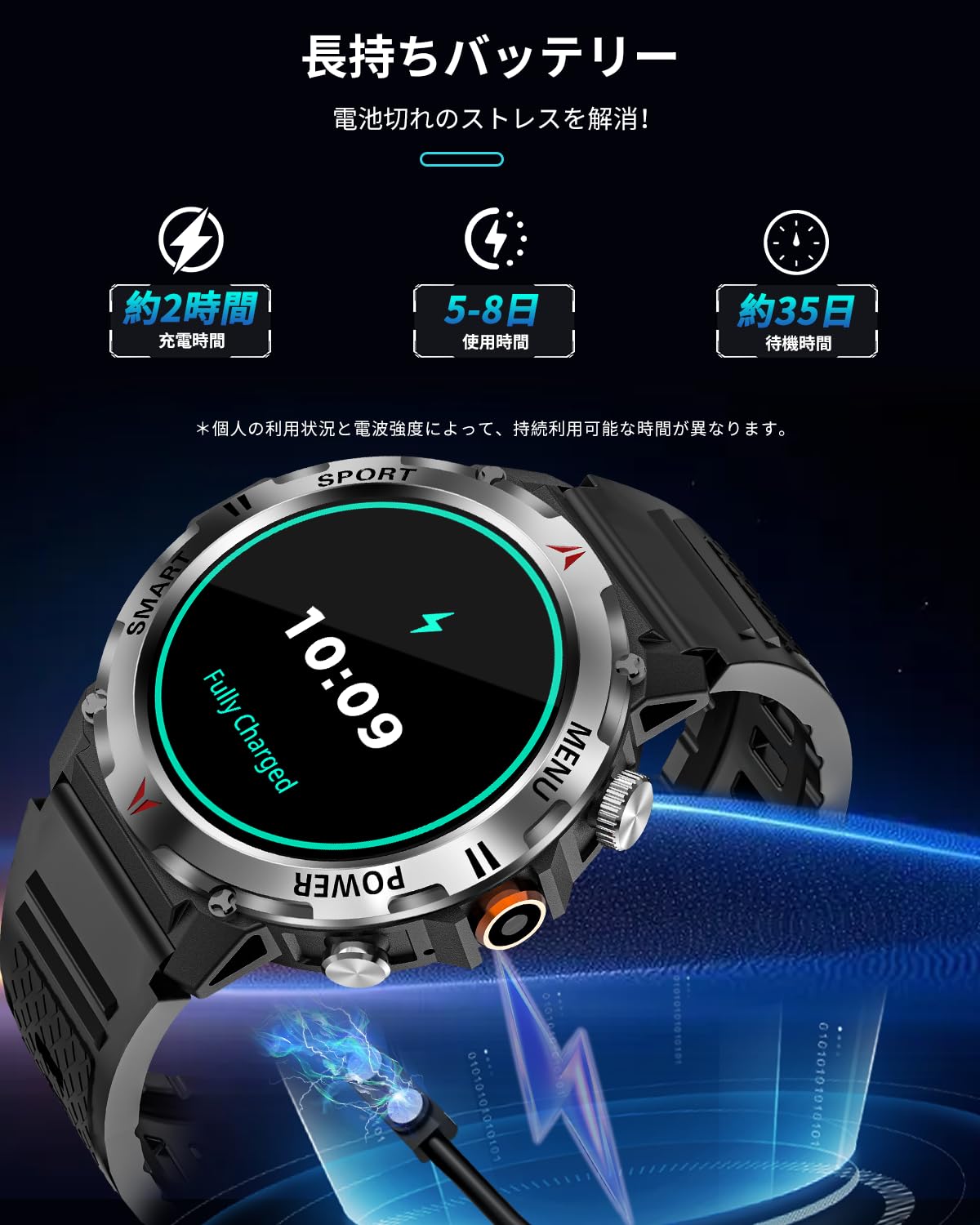 Amazon | スマートウォッチ【2026最新 軍用規格】Bluetooth通話 着信 Amazon | スマートウォッチ【2026最新 軍用規格】Bluetooth通話 着信