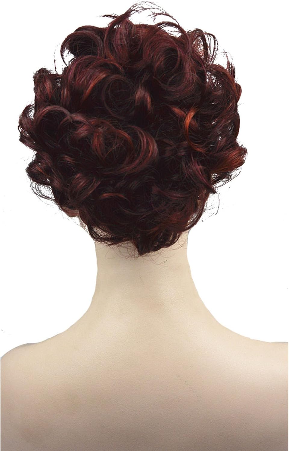Lydell 6" Short Ponytail Hair Piece Wavy Claw Clip In/on Hairpiece Hair Extension (99B35R), #99B35R - Image 3