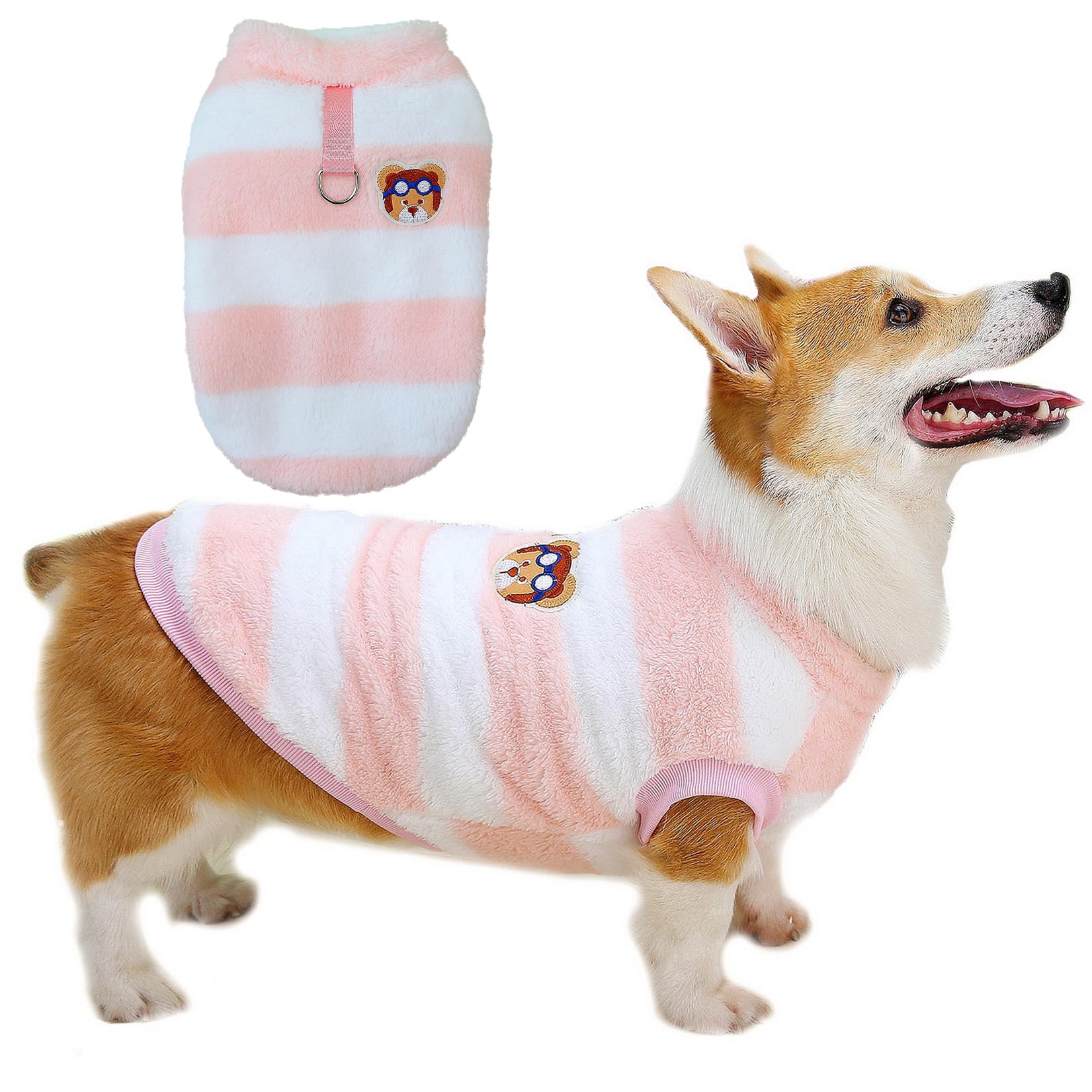 Pull En Polaire Pour Très Petit Chien - Manteau Chaud Coloré Fermeture Éclair - Hiver Et Automne - 12