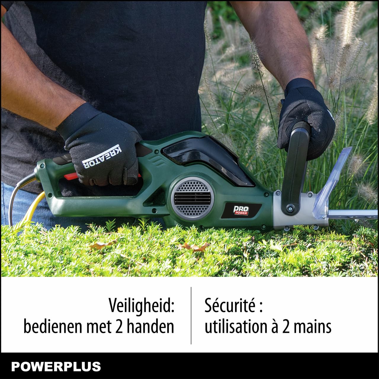 Powerplus POWPG30230 - Cortasetos, 600 W, 600 mm
