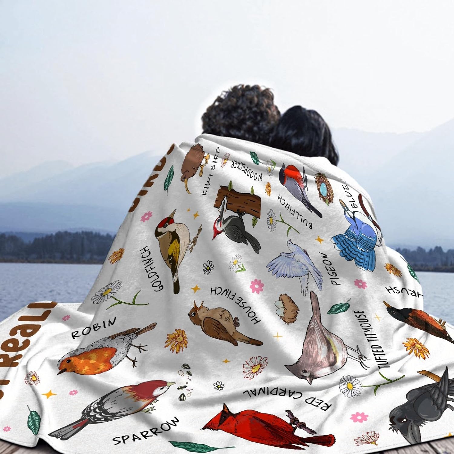 Bird Blanket, Bird Gifts, Really Like Birds Theme, Plush Lightweight Flannel Throw Blanket Decoration for Bed Sofa Bedroom, 40''x 50'' for Kids - Image 8