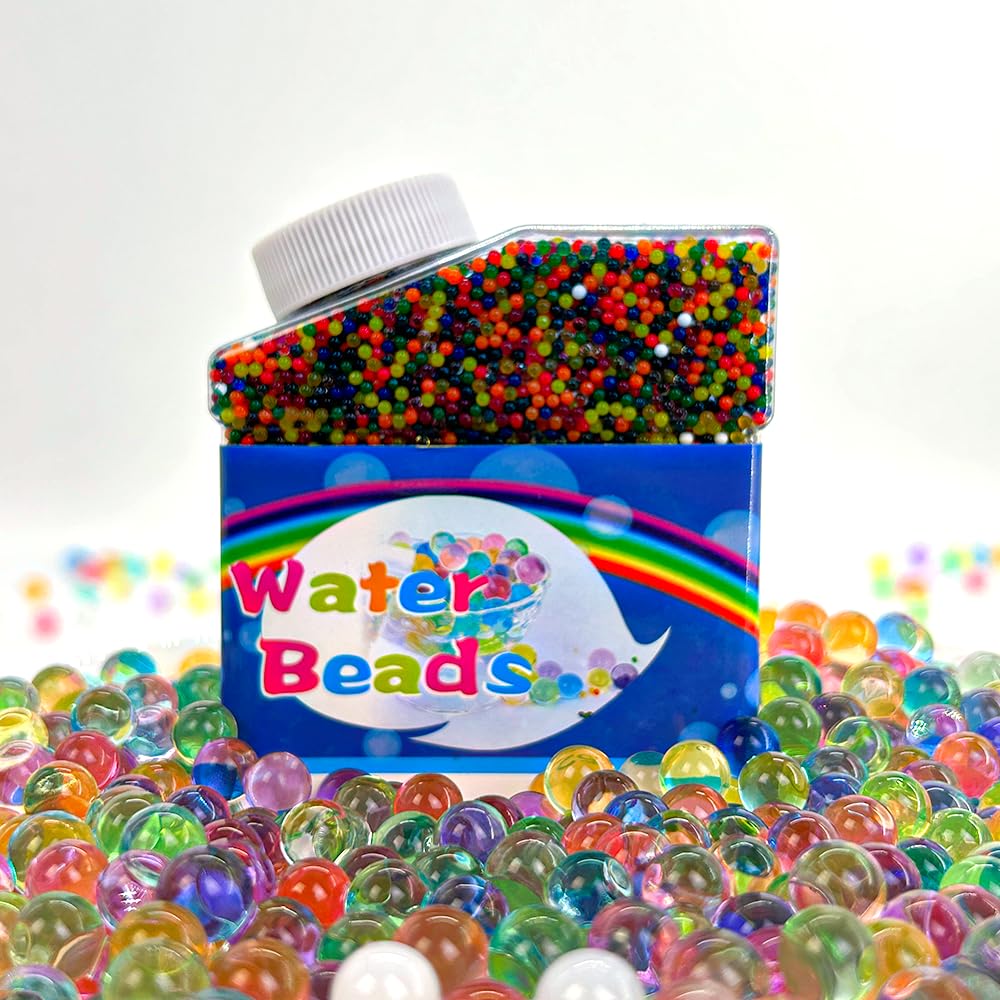 G&S homedeko 50000 Water Beads, Colorful Gel Balls, Biodegradable Vase Filler Beads for Floting Candles, Wedding Centerpiece,Home Decor, Christmas and Floral Arrangements