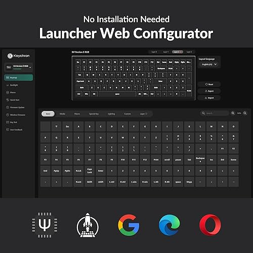 Miniatura 4 de K4 (Versión 3) Interruptor rojo de aluminio con retroiluminación RGB