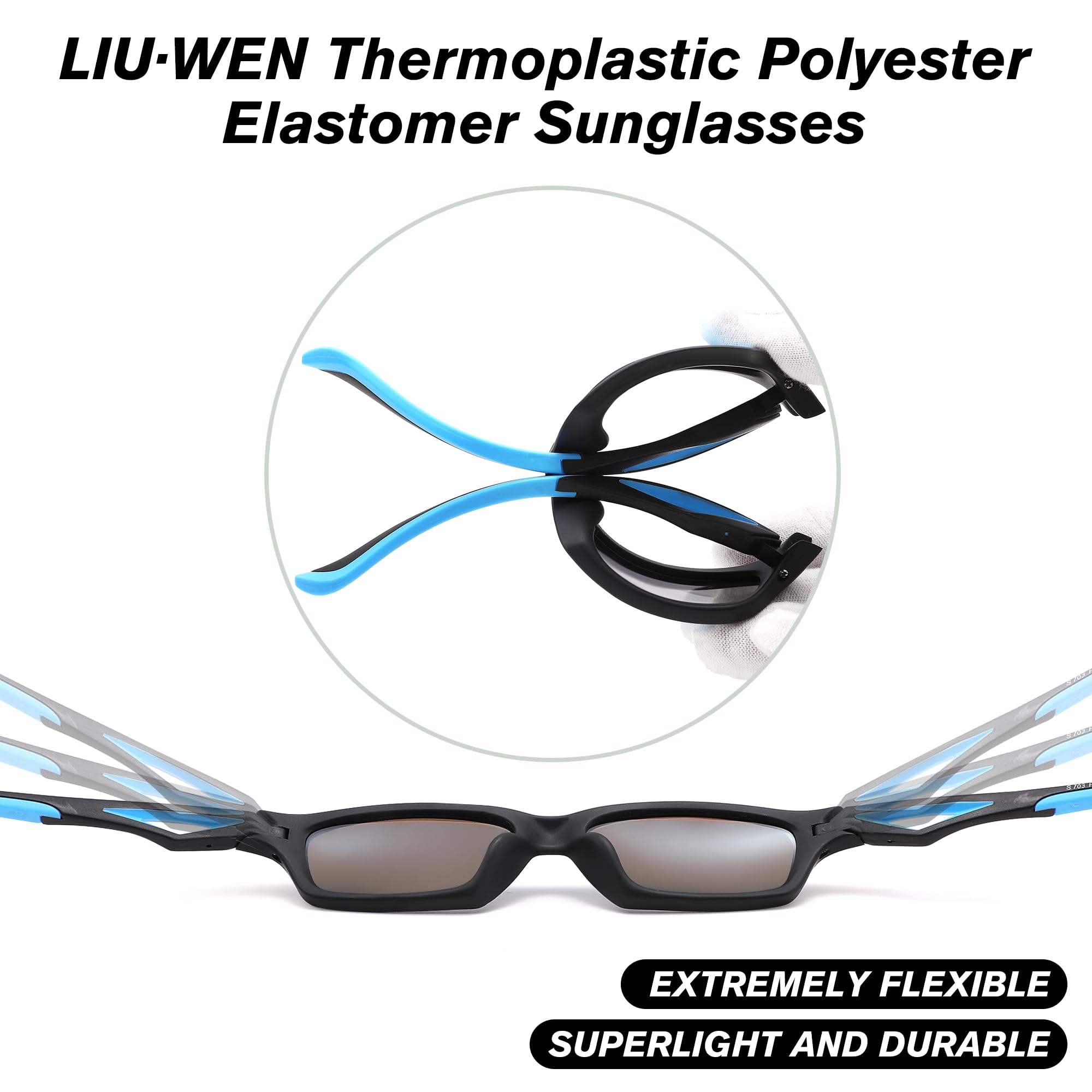 LIU·WEN Gafas de sol polarizadas deportivas de béisbol para niños, paquete de 2, lentes flexibles con correa para niños y niñas de 2 a 8 años
