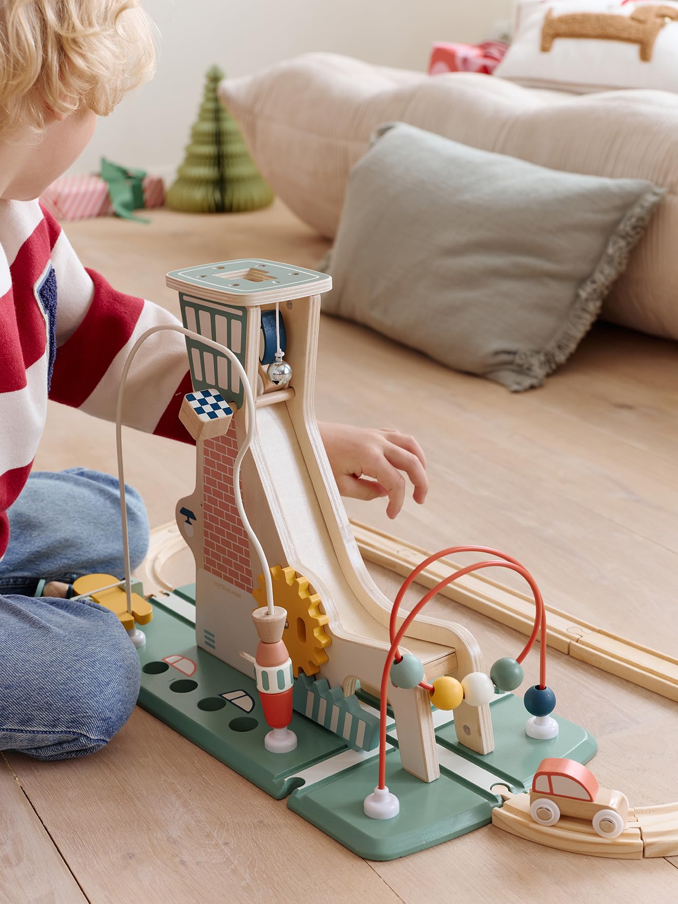 VERTBAUDET Jouet Enfant Circuit Voitures Rampe Bois FSC Bois TU