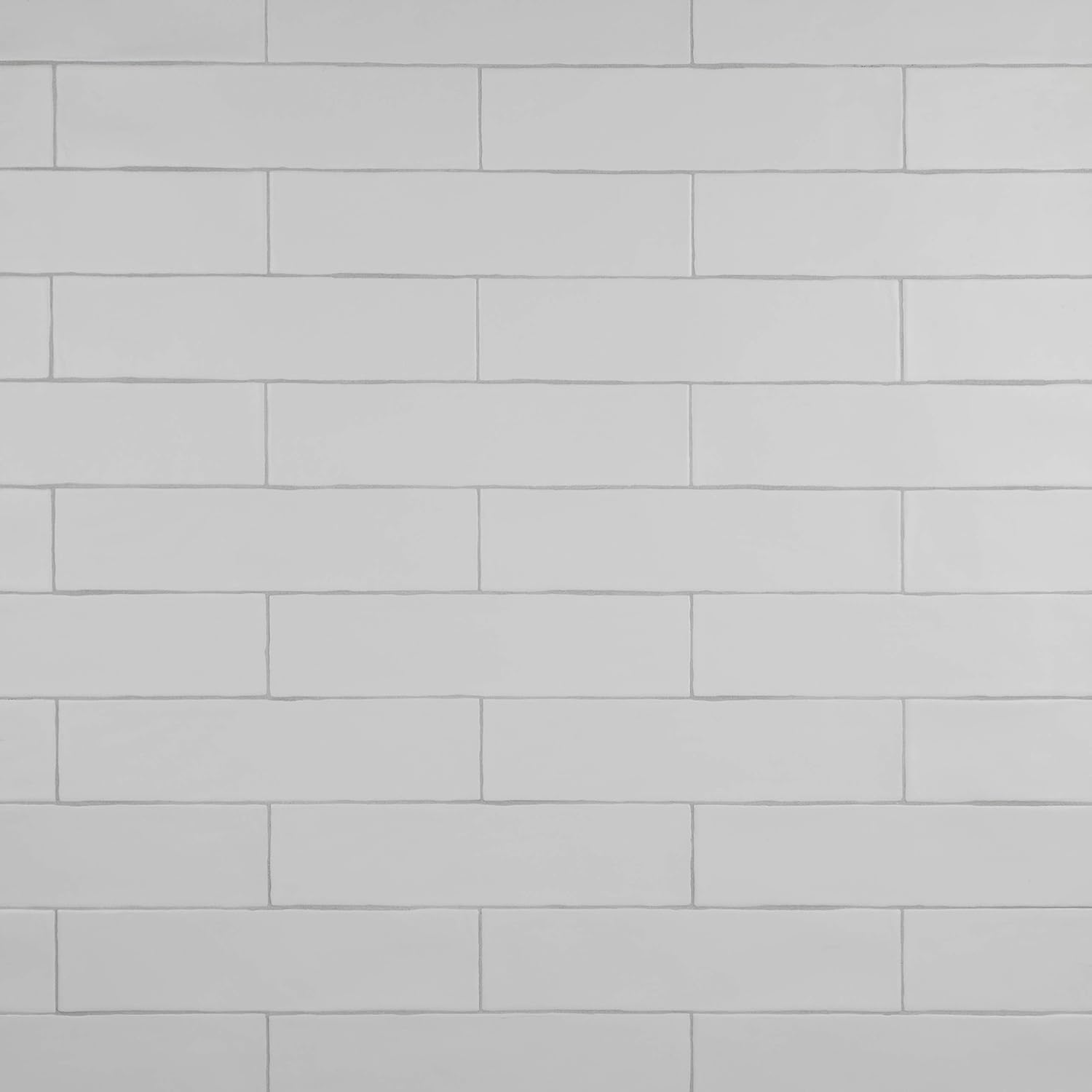 SomerTile WNU32CMB Cheshire Ceramic Wall Tile, 3" x 12", Matte Bianco, Ceramic Flooring Tiles