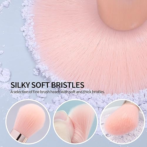 Miniatura 5 de Pinceles de maquillaje personalizadas, 15 piezas, pinceles de maquillaje profesionales personalizados, juego de brochas de maquillaje premium para