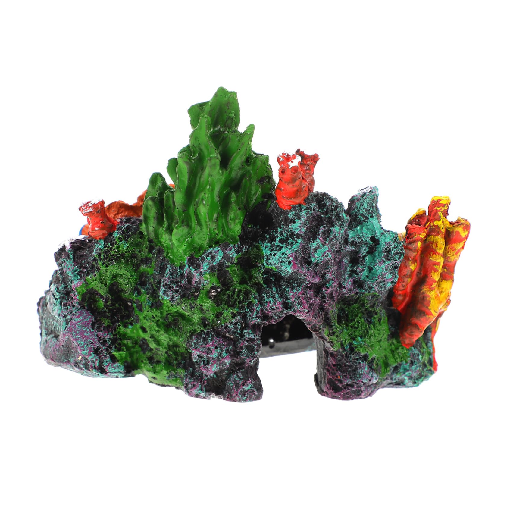 VANZACK 4piezas Adorno De Acuario De Coral Artificial Decoración para Peceras y Terrarios Simulación De Arrecife De Coral Accesorio De Paisajismo Acuático Resistente Larga Duración