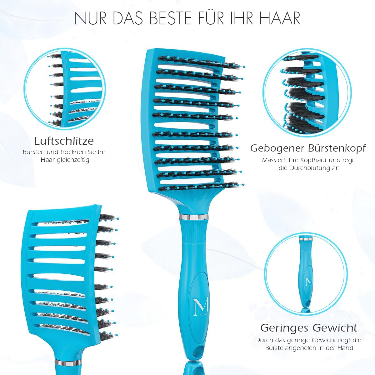 MOONIE'S No-Tangle Hairbrush - Image 2