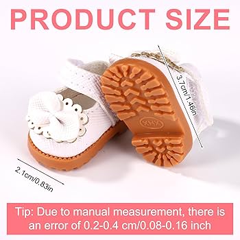 Mini Doll Shoes, 1 Pair Cute Loafer Shoes Compatible For 17cm/15cm Shoes Toy Outfit Accessories(Brown Loafers