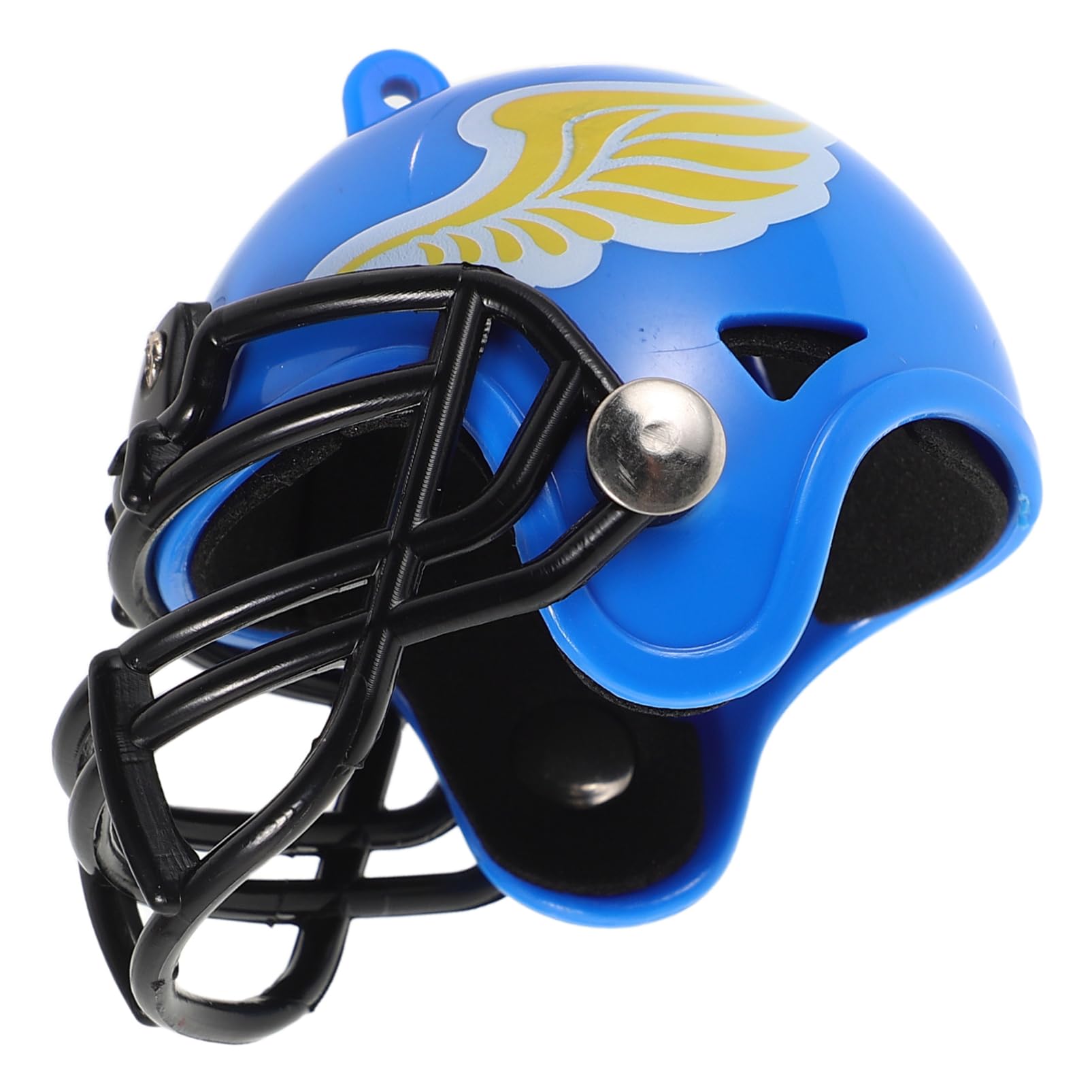 Toyvian Miniature Football Helmet Keychain Portable Sports Keepsake for Collectors Detailed Hockey Helmet Model for Display and Memorabilia Collection for Fans