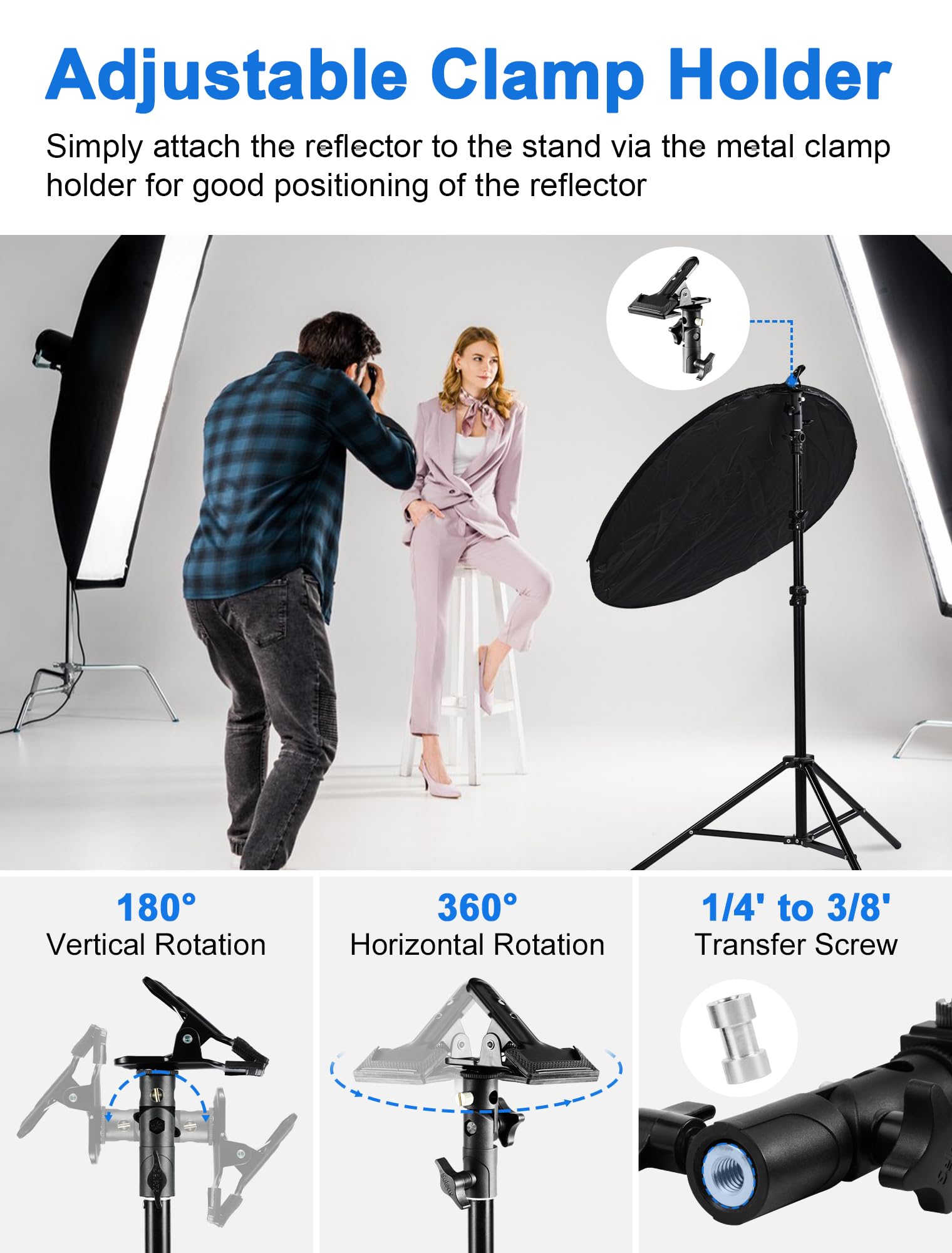 Photography Lights Selens 24x36inch/60x90cm Light Reflector Stand