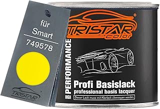 TRISTARcolor Peinture voiture Pot prêt à la pulvérisation pour Smart 749578 Light Lemon peinture de base 0,5 L