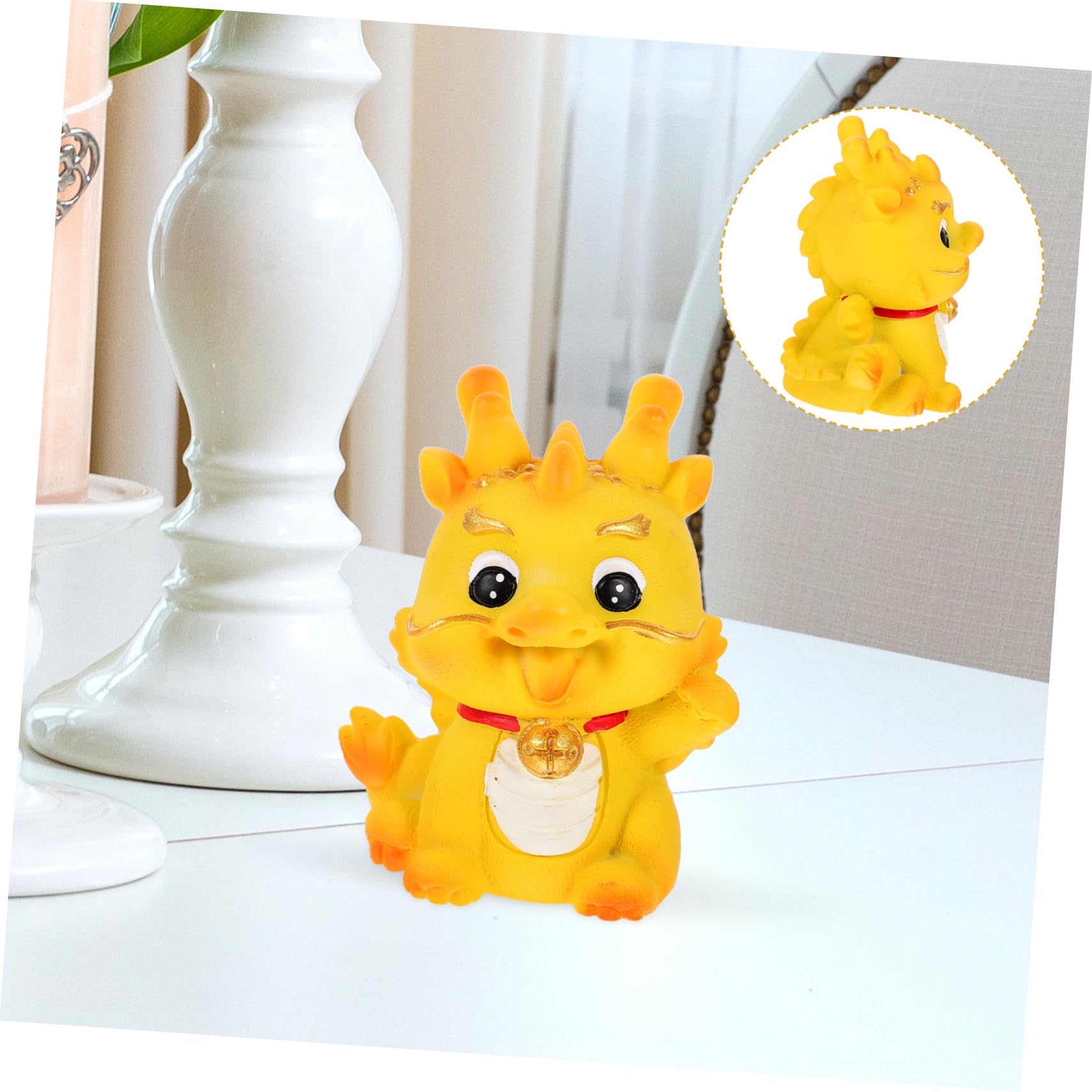 Amazon.co.jp: ULTECHNOVO 樹脂製ドラゴンの像 デスクトップ用置物