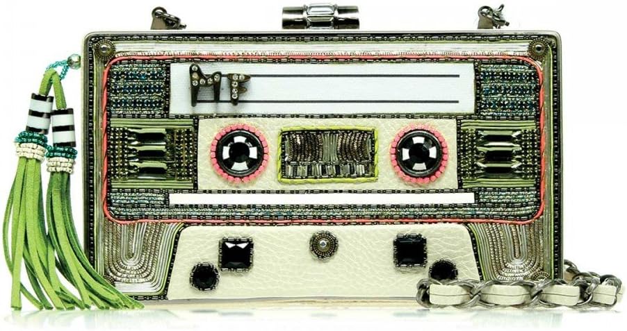 Mary Frances Women's Tape Deck Clutch Shoulder Handbag
