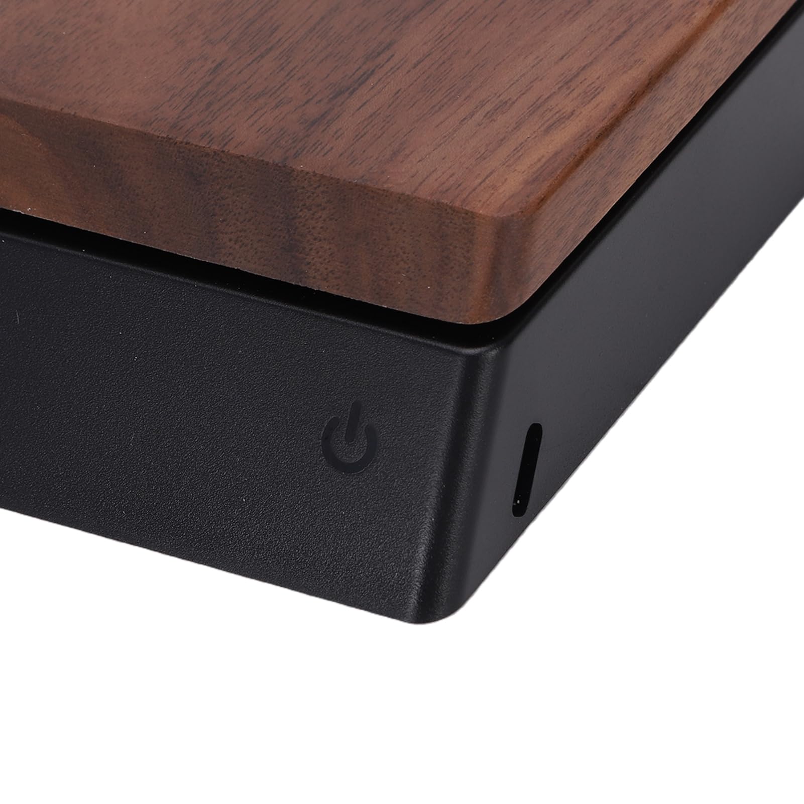 Báscula de Madera de Nogal para Cocina, Balanza Digital con Precisión de 0,1g, Capacidad de 1kg y Pantalla Táctil LCD para Café, Té, Cocina y Preparación de Cerveza