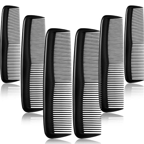 Leinuosen Juego de 24 peines de plástico para el cabello, para mujeres y hombres, aderezo fino, peine de bolsillo de tamaño mini de viaje a granel