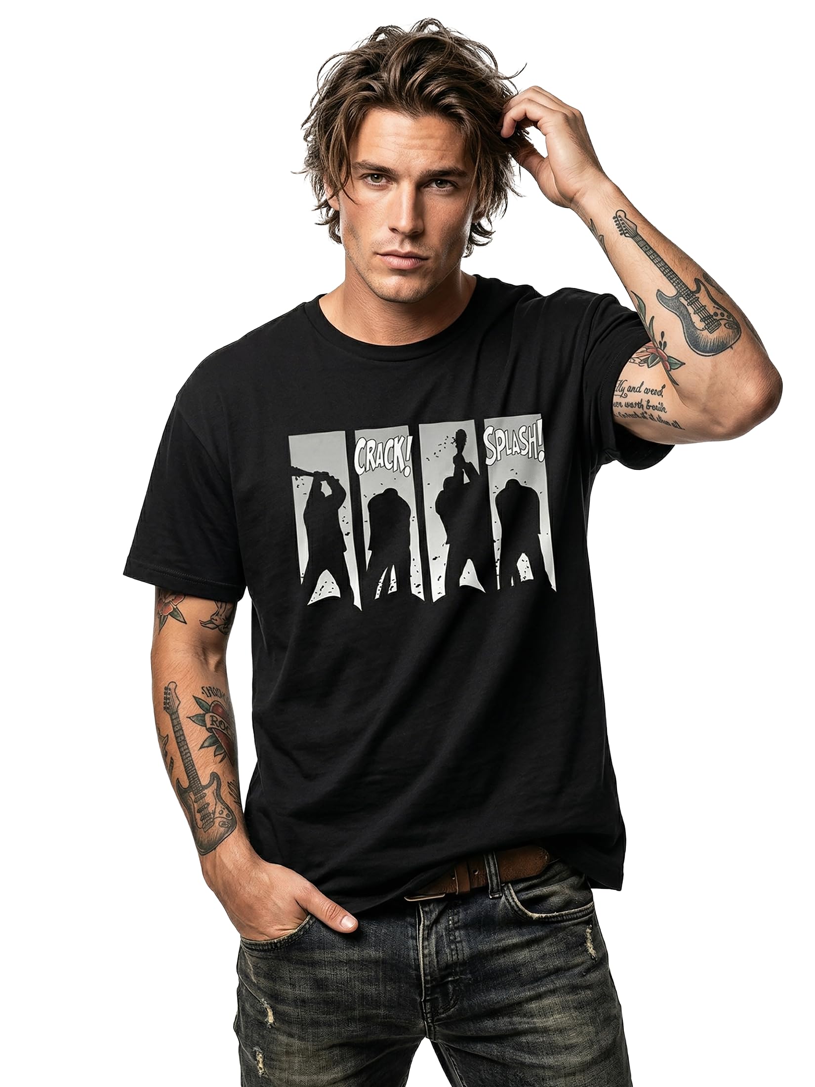 MAKAYA T-Shirt Negan - Lucille in Action - Maglietta Walking Dead