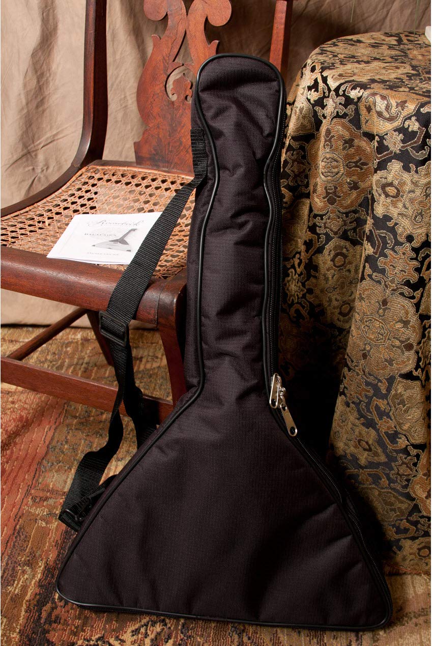 Includes: Roosebeck Deluxe Prima Balalaika W/Padded Gig Bag + Prima Balalaika 3 String Set + Snark Clip-On Chromatic Tuner - Image 7