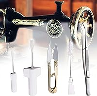 Vista 5 de Kit de servicio de hilo Overlock y Serger para máquina de coser - Juego de 5 piezas de destornilladores y cortador de hilo
