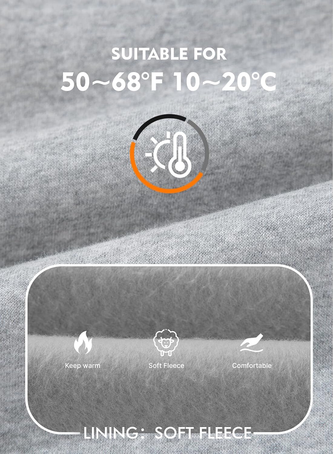 Herseas Women's V Crossover Waist Sweatpants Baggy Y2K Jogger Pants Wide Leg Fleeced Lounge Pants - Image 5