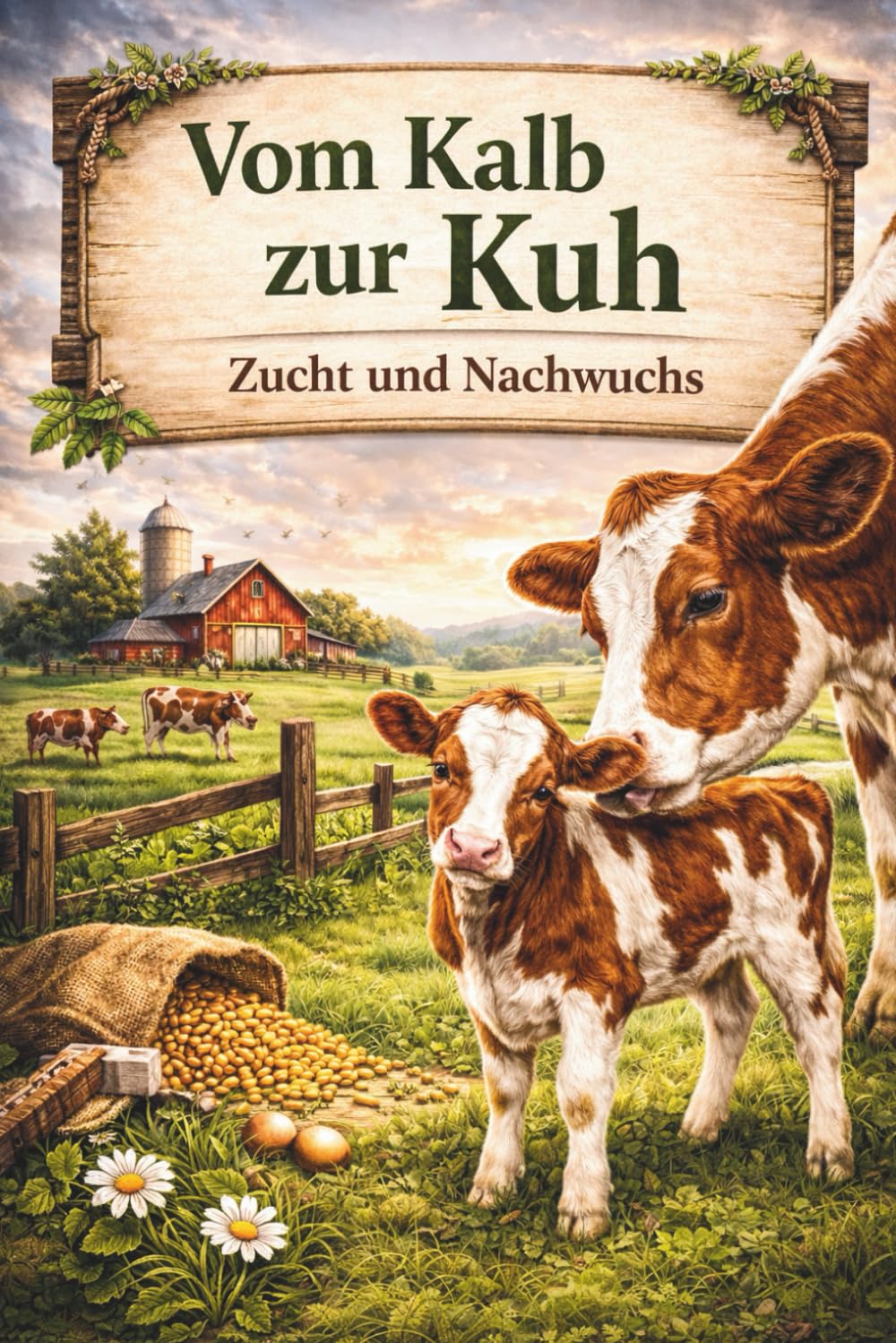 Vom Kalb zur Kuh:: Zucht und Nachwuchs ( Geburt, Aufzucht und das Wunder des Lebens im eigenen Stall Ratgeber) (Der Wiesenwächter)