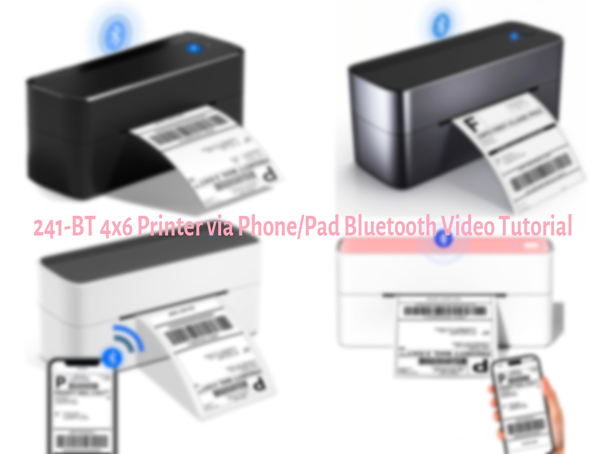 Amazon.com : Phomemo 4x6 Shipping Label Printer - 241BT Bluetooth