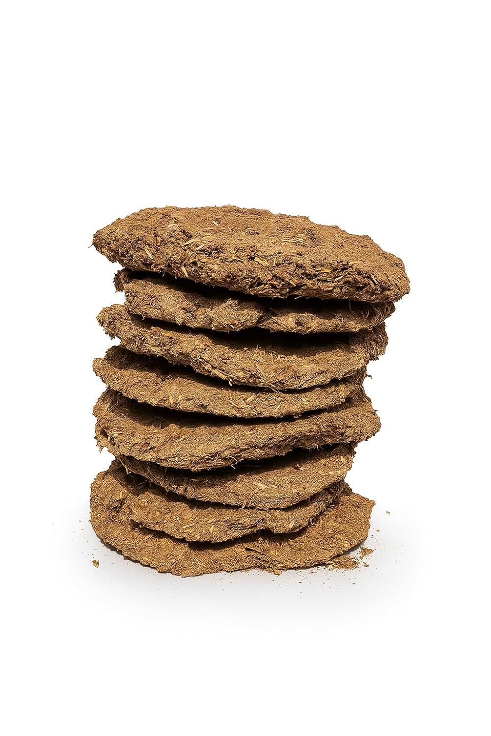 NestPlay Organic Cow Dung Cakes,100% Chemical-Free, Long Burning Time, Sun Dried and Moisture Free(Pack of 211 Big Size)-picture-10