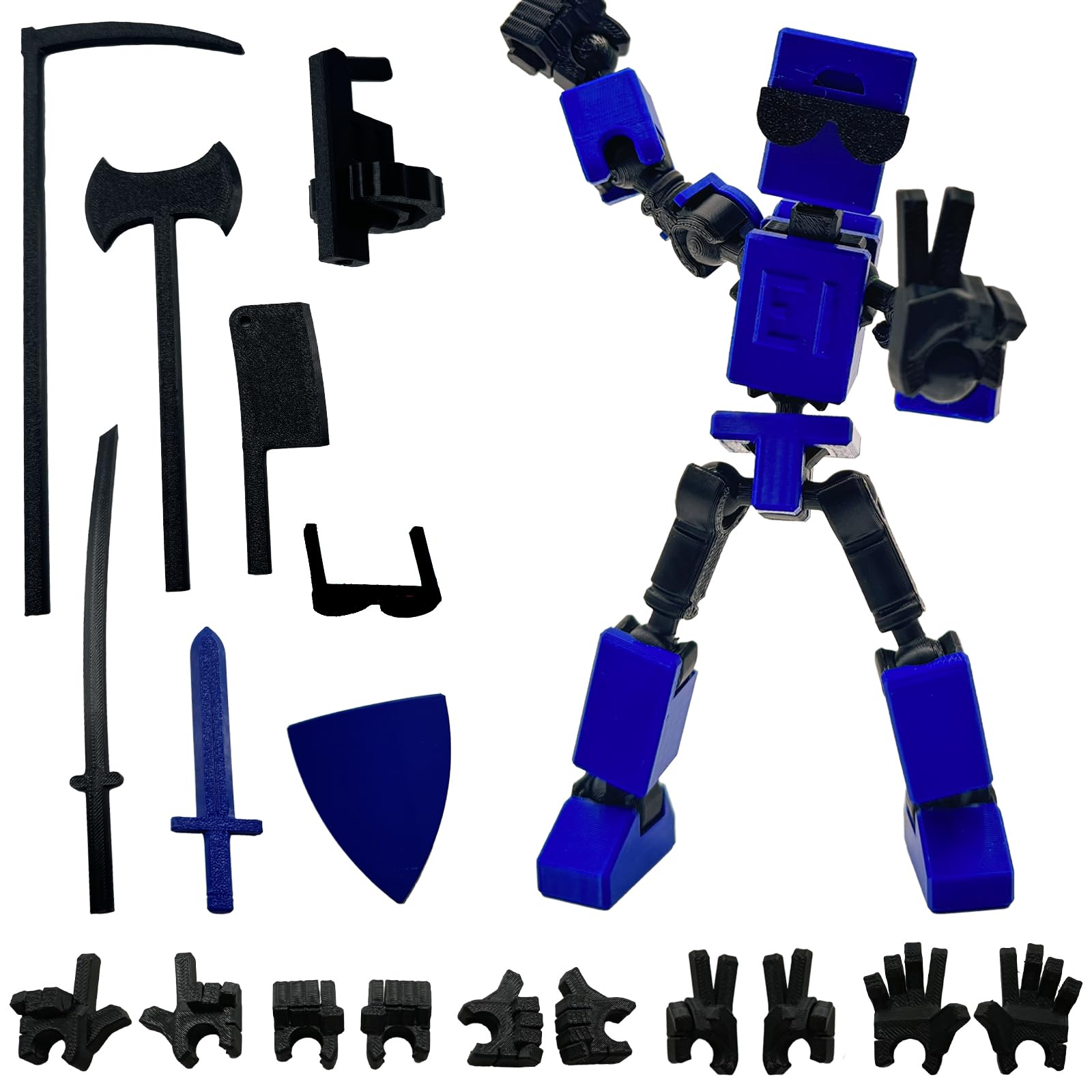 ギ*!様 Robot NANO itokin 3D Printable Robot Samurai ZX3 by Miniatures Blueprint