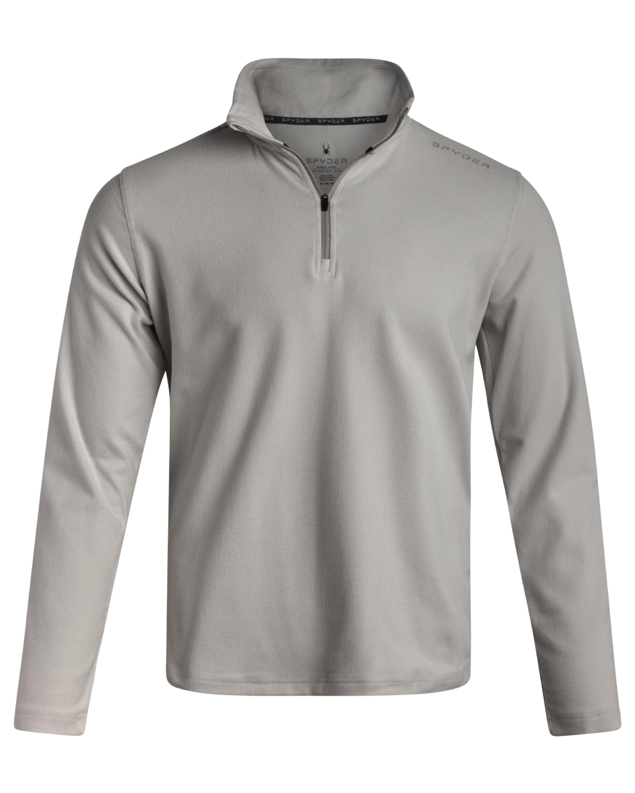 Spyder Mens Quarter Zip Pullover Sweatshirt - Lightweight Soft Fleece Athletic Pullover - Gym & Running Sweatshirts for Men