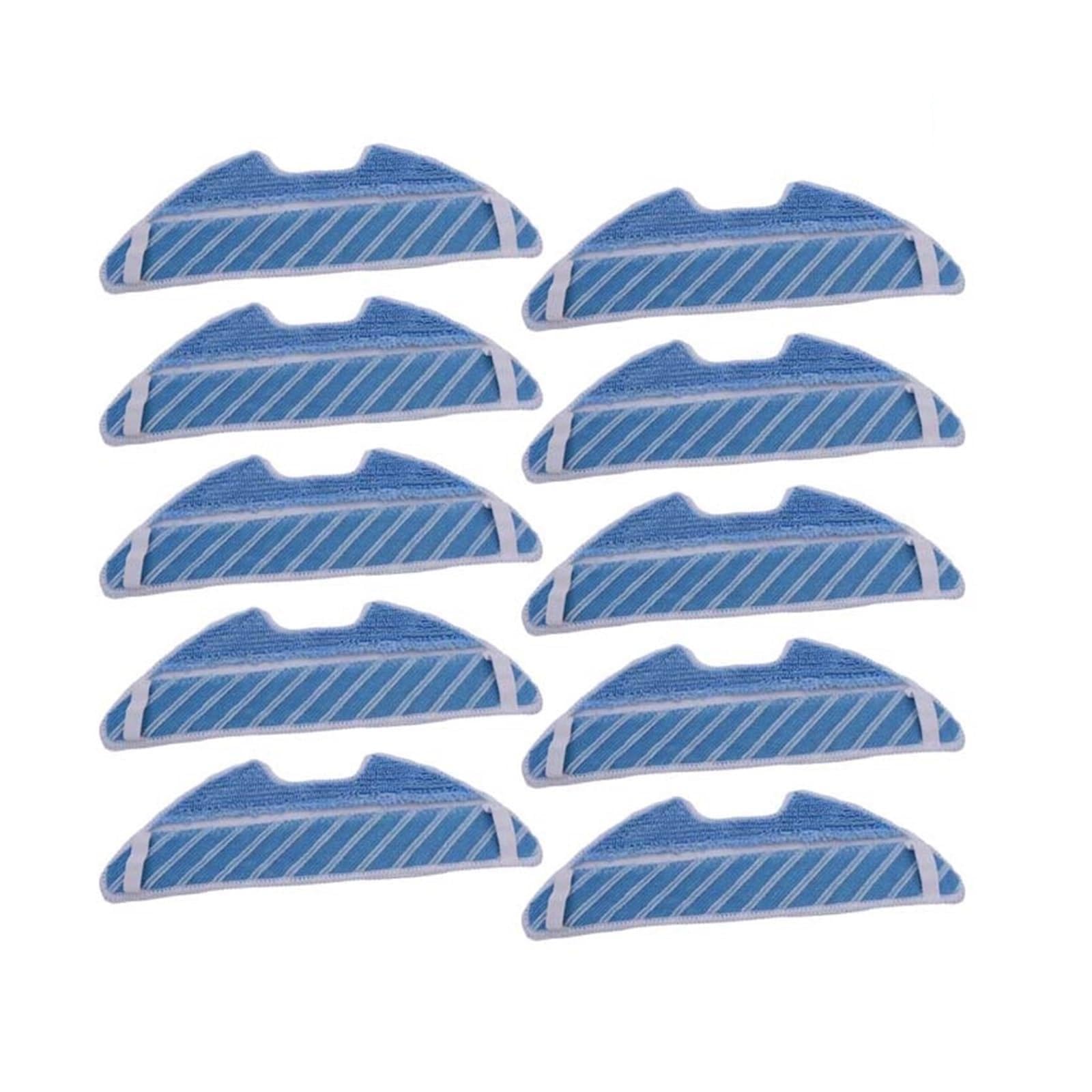 RHOBYXONZ Mop Pads Cloth Replacement,Compatible For Cecotec,Compatible For Conga 1390 Conga 1290 1490 1590 Robotic Vacuum Cleaner Spare Parts Cleaning Pad Cloth(10pcs mop)