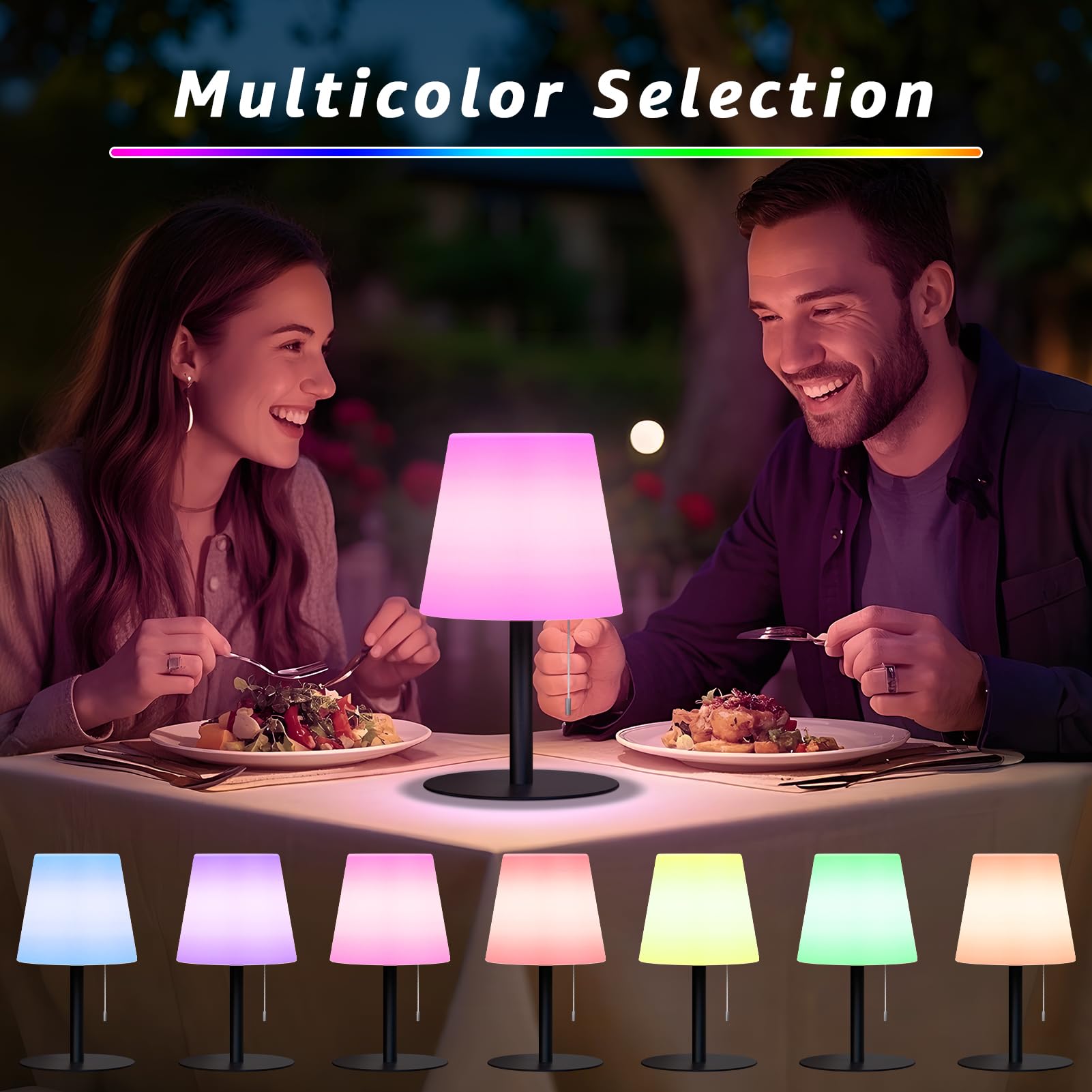 uuffoo Lámpara de mesa solar