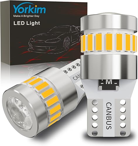 Miniatura 35 de Yorkim Bombilla LED 7440, luces rojas brillantes, bombillas LED T20, 7443 LED, 7441 LED, W21W LED, 7444 bombillas, para luz de marcha atrás/de Rojo
