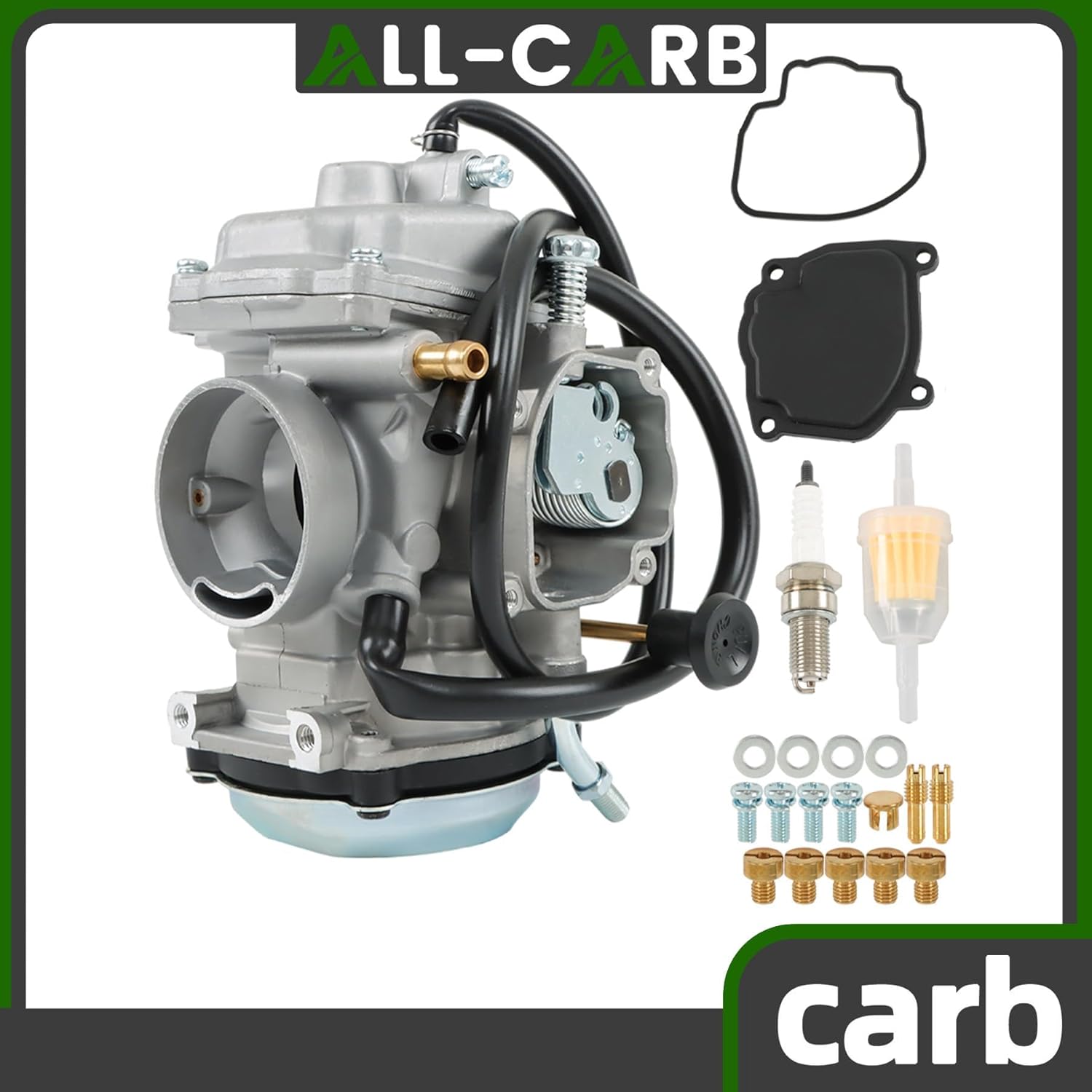 ALL-CARB Carb Carburetor Replacement for Yamaha Bear Tracker YFM250 1999-2004 Replacement for 4KB-14901-10-00 4KB-14901-22-00