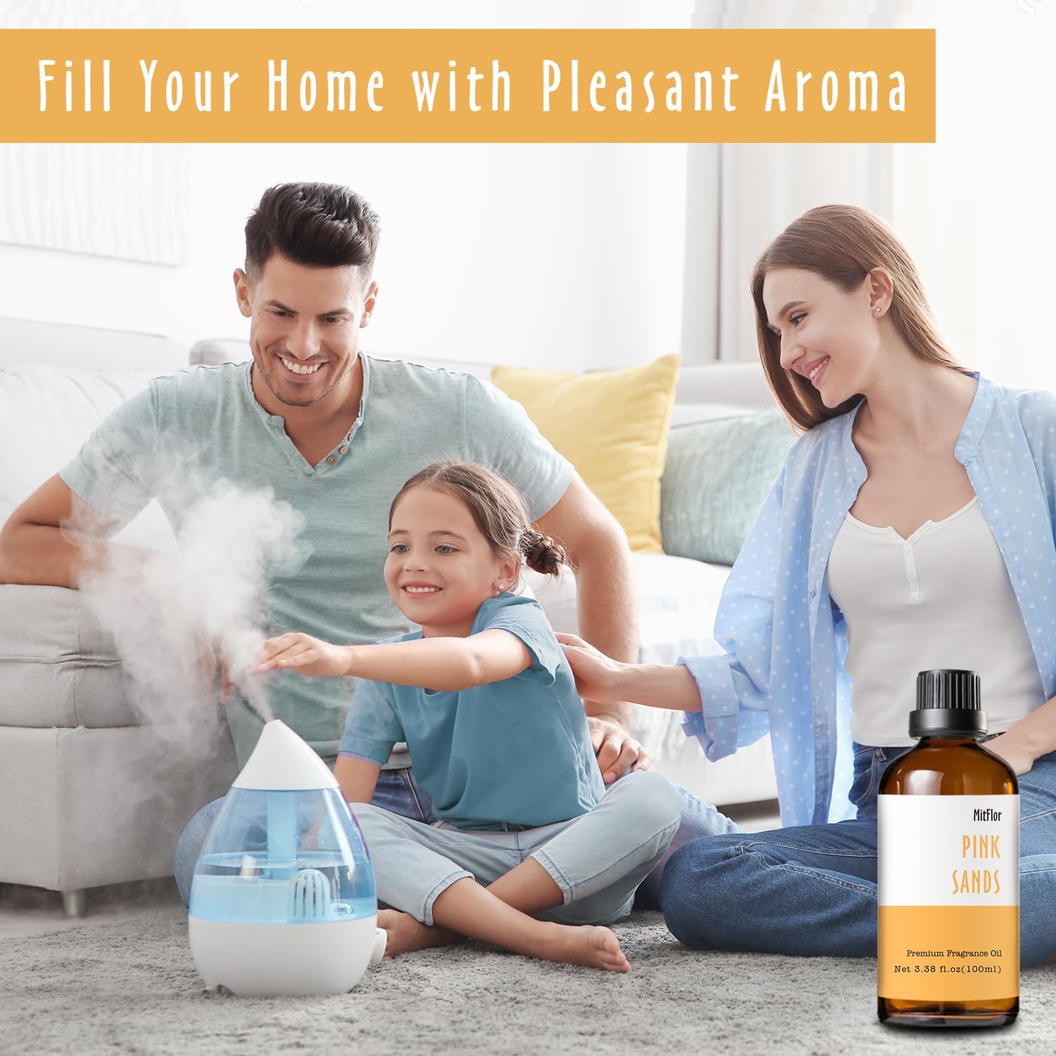 Pink Sands Fragrance Oil, MitFlor Single Scented Oils, Large Size Premium Grade Fragrance Oil for Diffuser, Soap & Candle Making Scent, Essential Oils for Home, 3.38 OZ/100ML - Image 4