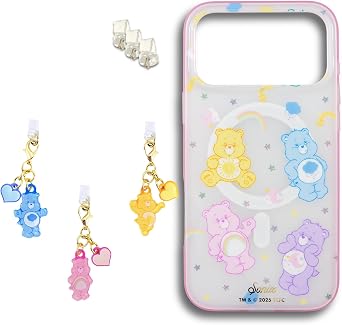 Sonix Case + Charging Port Charms 3 Pack - Care Bears Character for iPhone 17 Pro Max | Care Bears Pastel