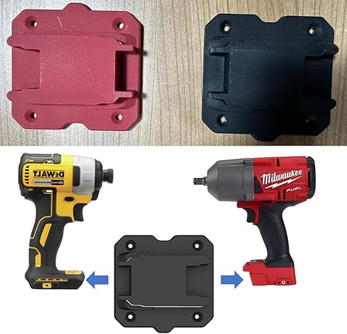 Miniatura 2 de 10 soportes de batería para batería De-Walt de 20 V12 V, 10 soportes de herramientas para taladro de batería De-Walt de 20 V y taladro de batería