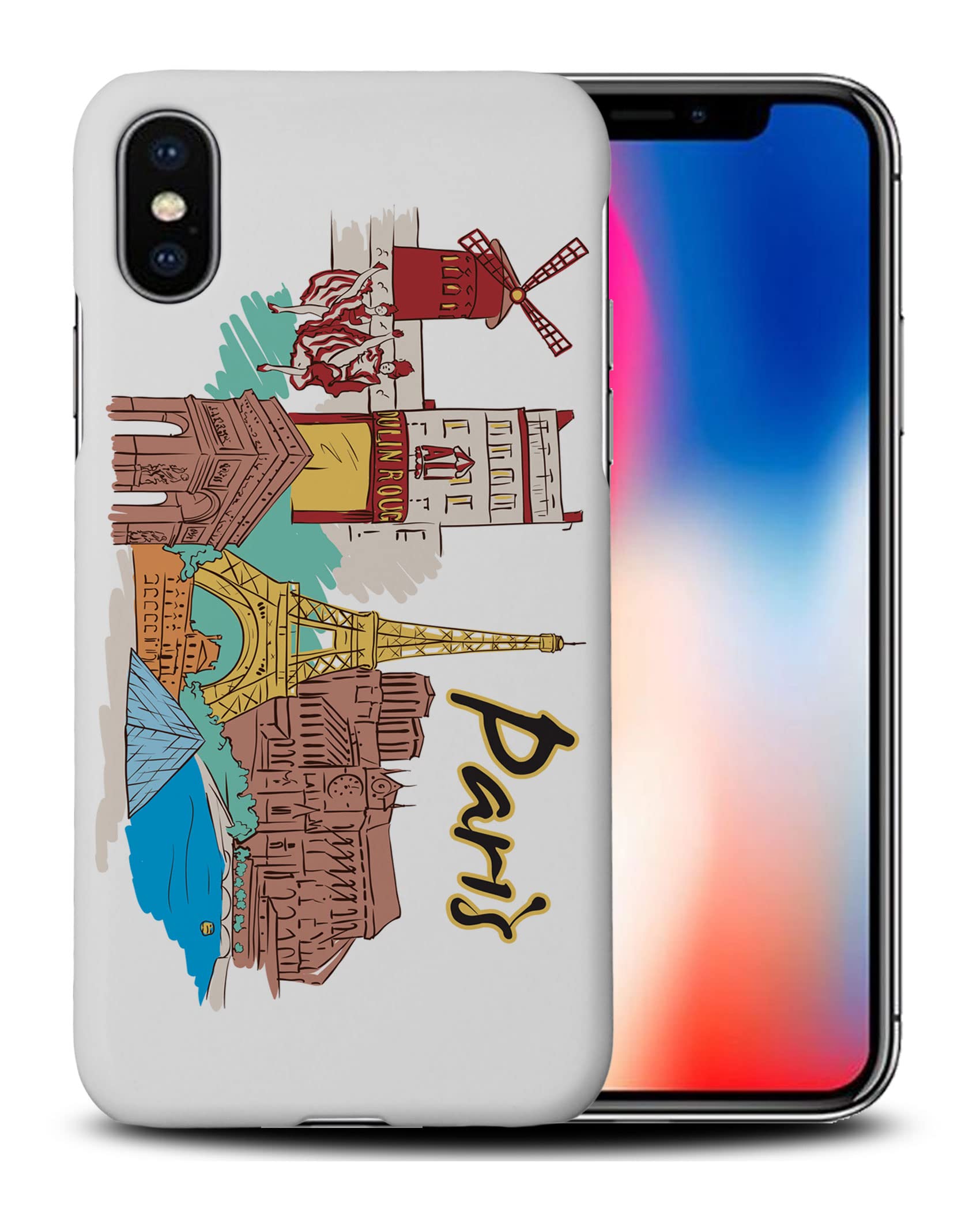iPhone - paris！！ Paris France Cover Phone CASE for Apple iPhone X | iPhone Xs