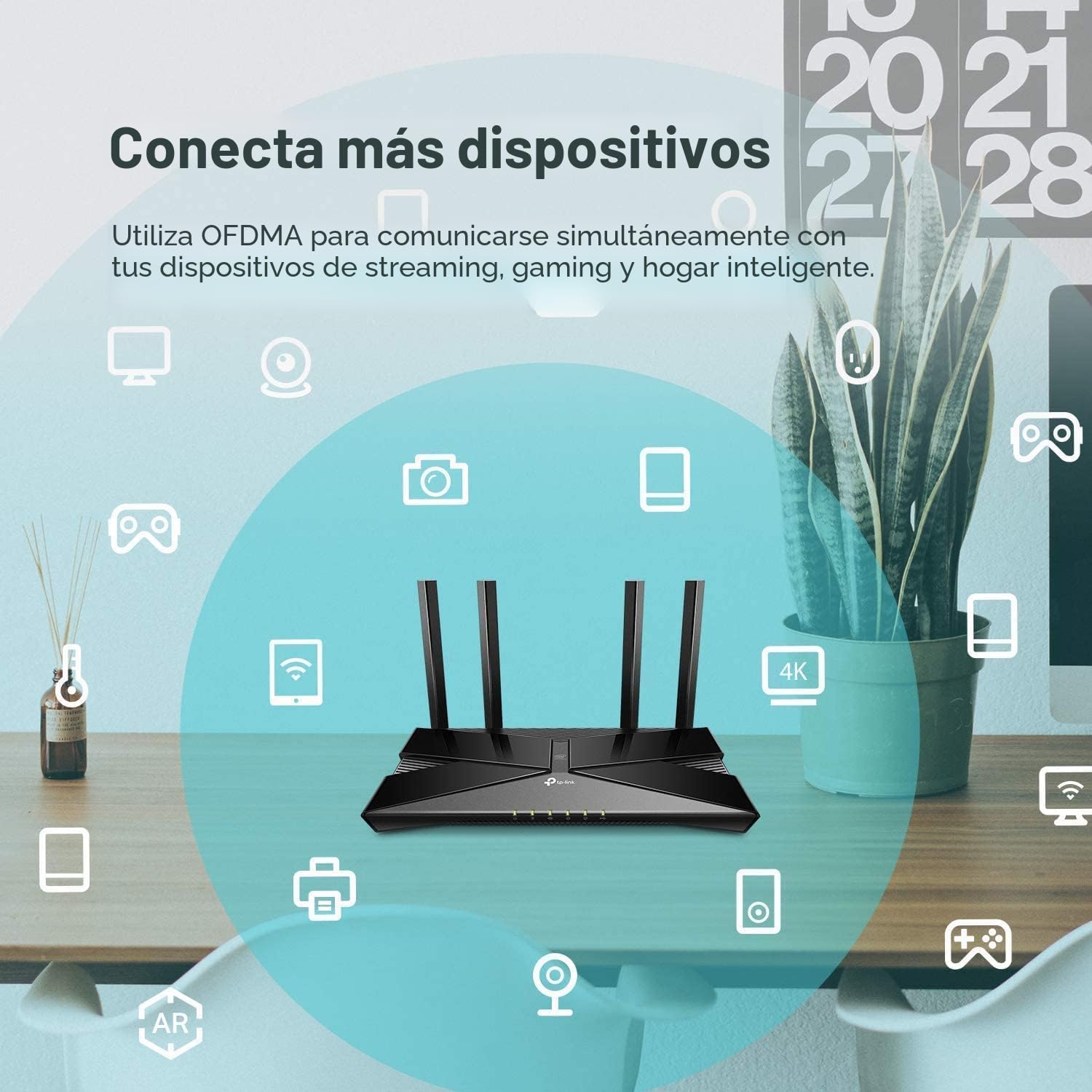 Amazon.com: TP-Link Router WiFi 6 inteligente (Archer AX10) - 4
