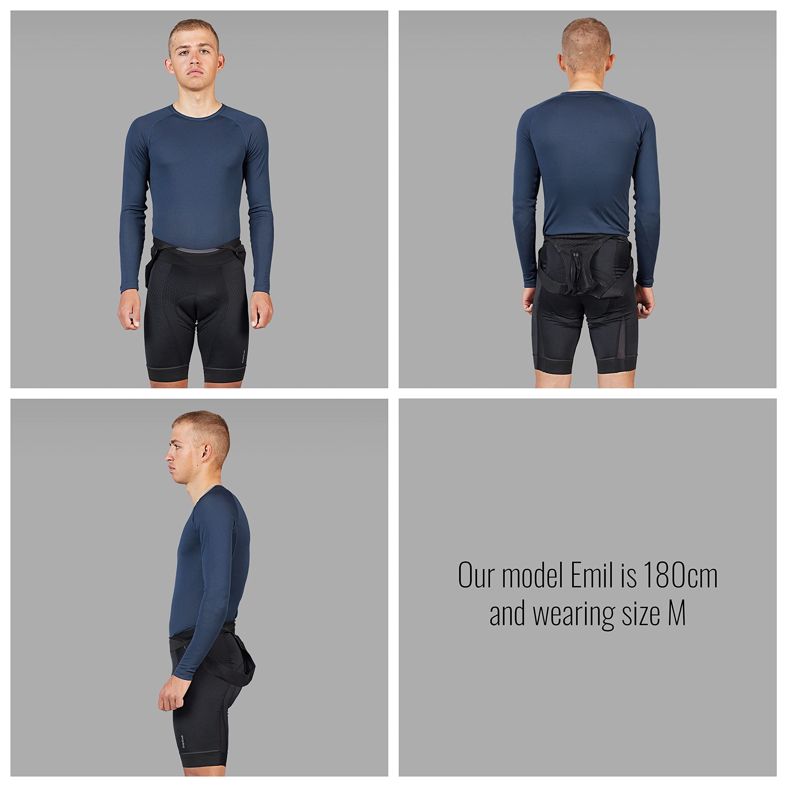 GripGrab Ride Thermo podkoszulek funkcyjny, z krótkim rękawem, odporny na zapach, na rower, sport, na wiosnę, jesień, zimę