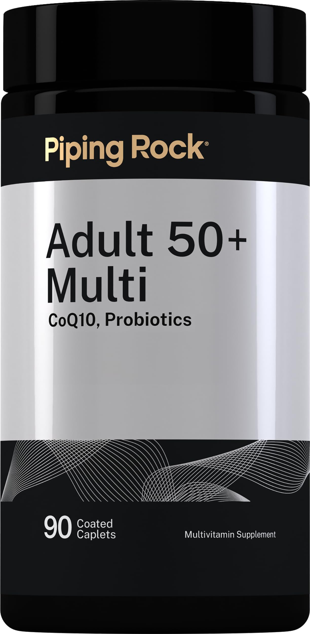 Piping Rock Multivitamin for Adults 50 Plus | 90 Caplets