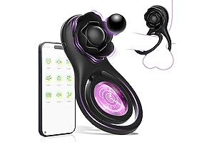 Rose's Desire: Vibrating Cock Ring and Rose Clitoral Stimulator