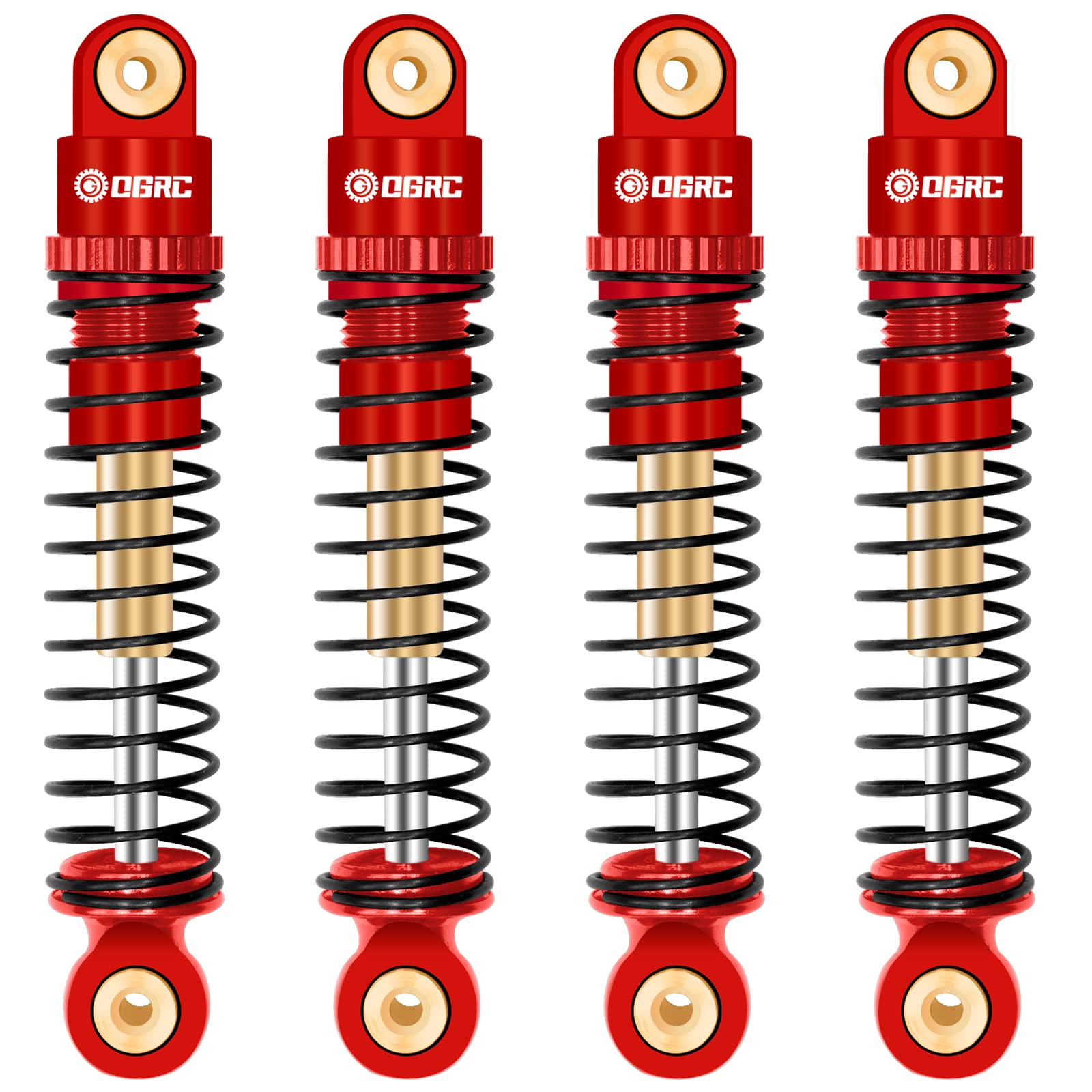 Amazon.com: OGRC Shocks Absorber Aluminum Front & Rear Shock Damper RC ...