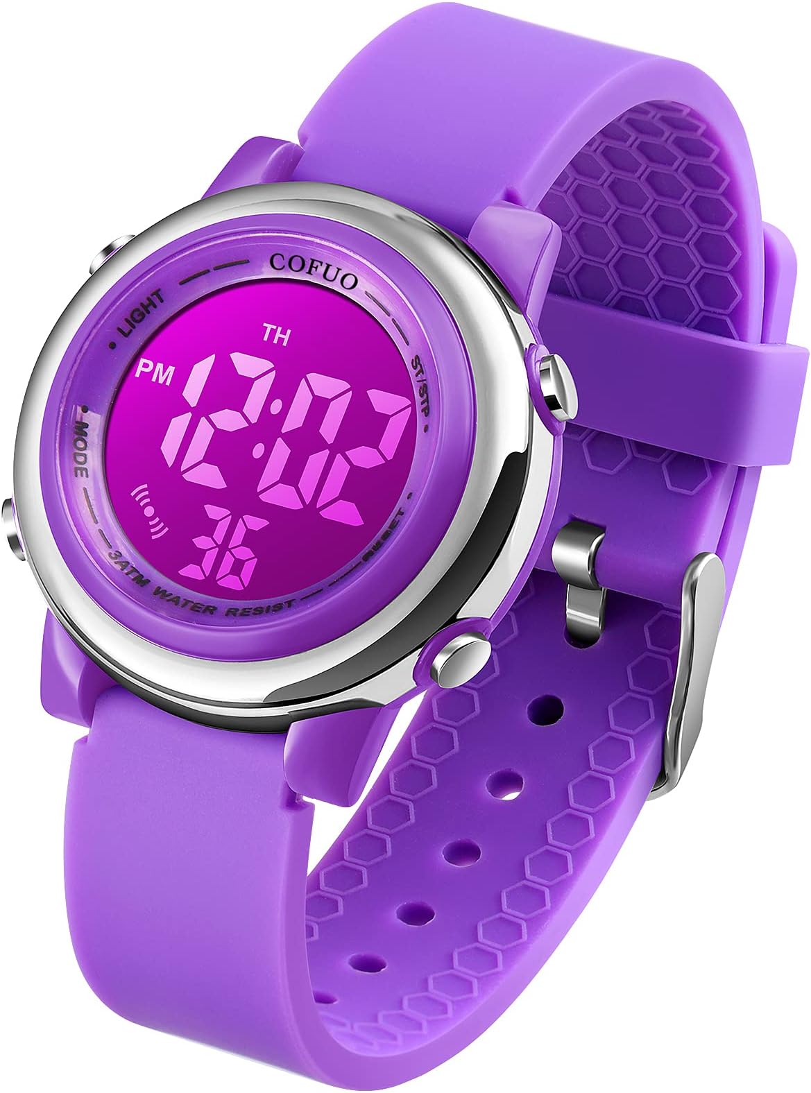 Kids Digital Sport Waterproof Watch for Girls Boys, Kid Sports Outdoor LED Electrical Watches with Luminous Alarm Stopwatch Child Wristwatch