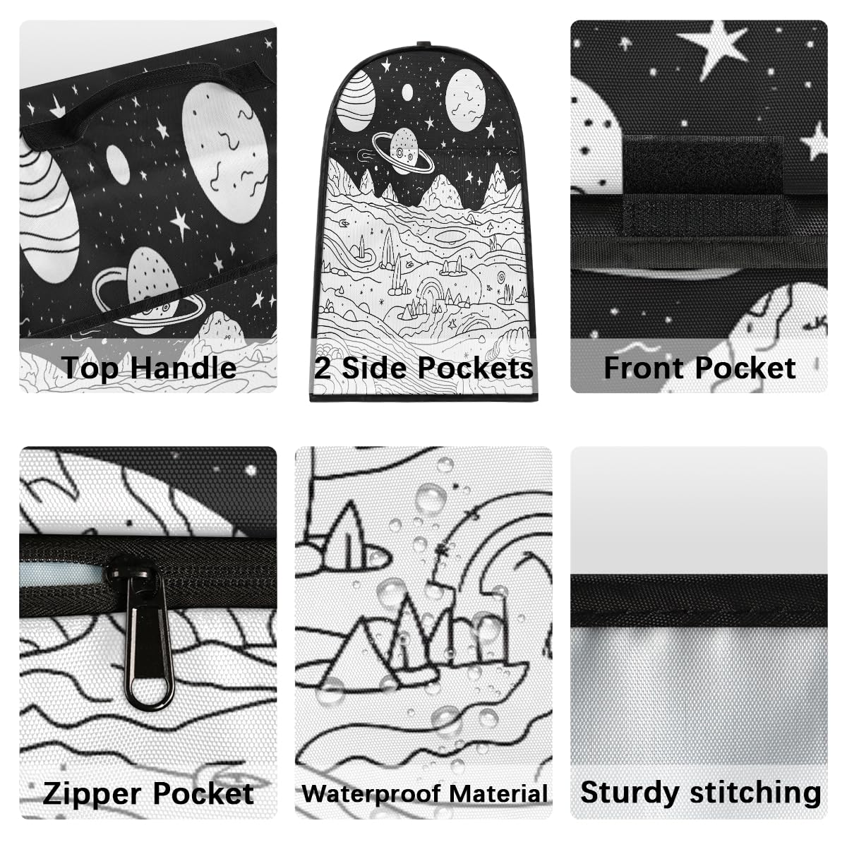 Mixer Cover Coffee Maker Cover Cosmic Graffiti Stand Mixer Cover With Pockets Kitchen Aid Mixers Accessories