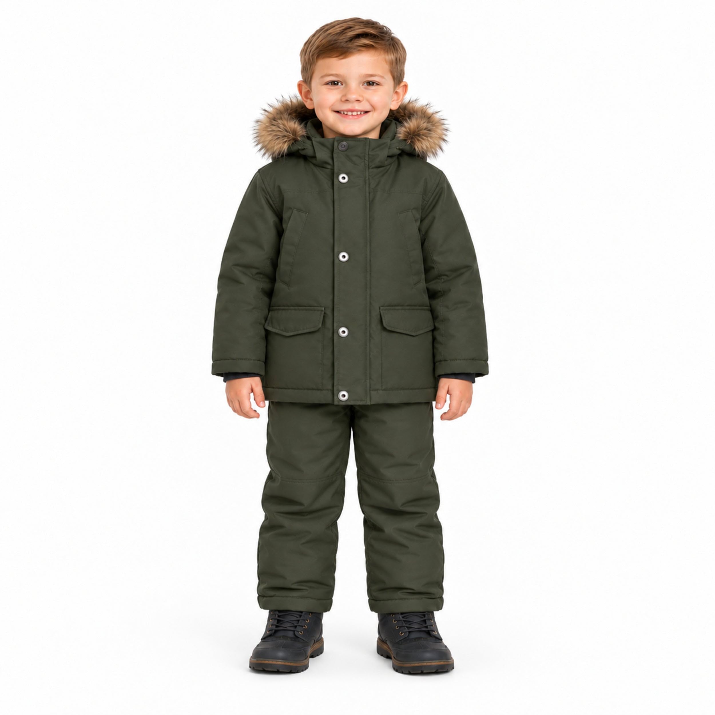 Arctic Quest Boys' Jacket and Snow Bib