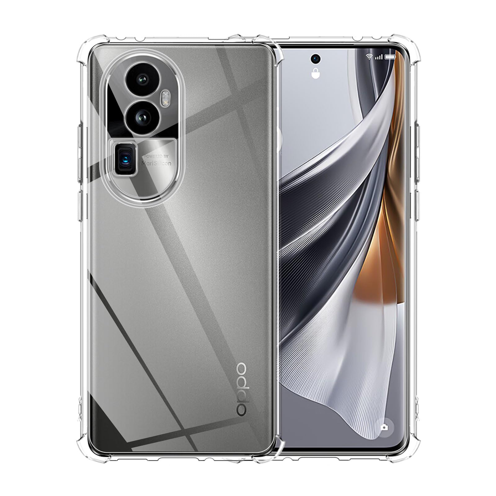 Cassby Designed for Oppo Reno 10 Pro Plus 5G Back Cover Case Soft Silicone Back Case Cover for Oppo Reno 10 Pro Plus 5G (Transparent) (B0CJ37WDCX) Amazon Price History, Amazon Price Tracker