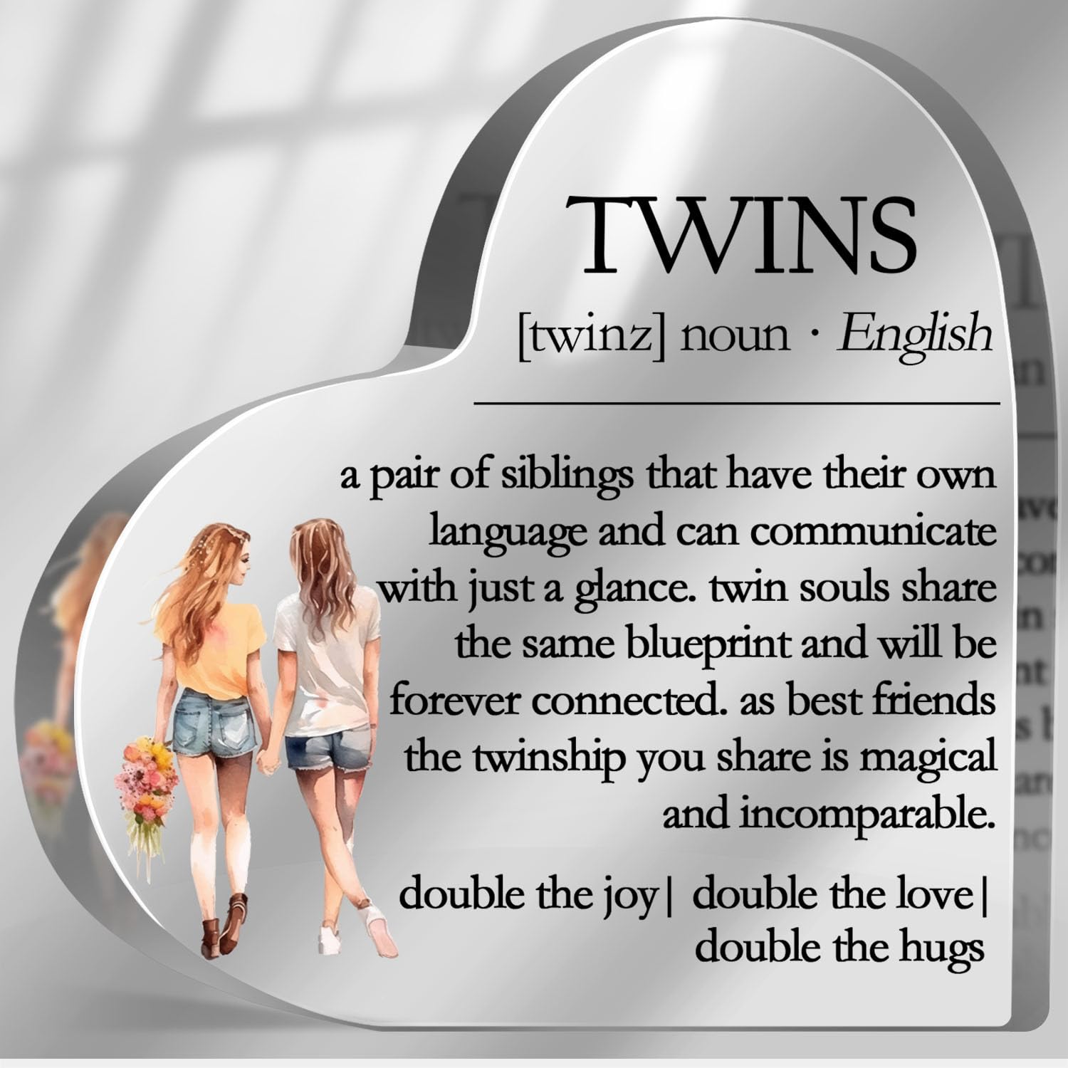 Munlicar Sister Gifts For Women Thank You Gifts For Twins