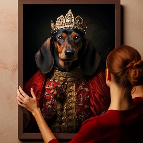 Miniatura 1115 de Thuan Chow Chow Retrato de mascota con disfraz real de perro en un disfraz retrato de perro con vestimenta Retrato medieval de mascota retrato