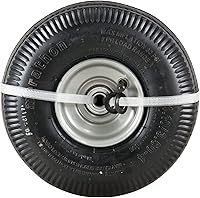 Vista 4 de Marathon 02310 - Neumáticos neumáticos para carretilla de mano y multiusos sobre ruedas de 4.10/3.50-4 pulgadas, cubo de desplazamiento de 2.25